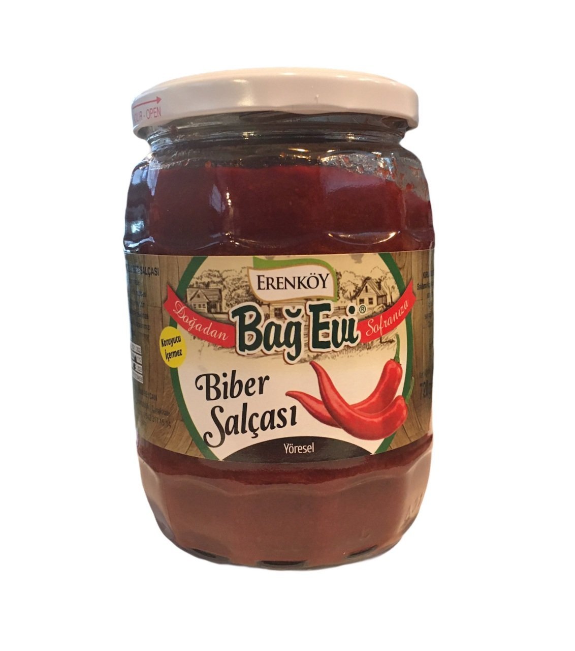 *YENİ SEZON*Tatlı Biber Salçası 720 Gr