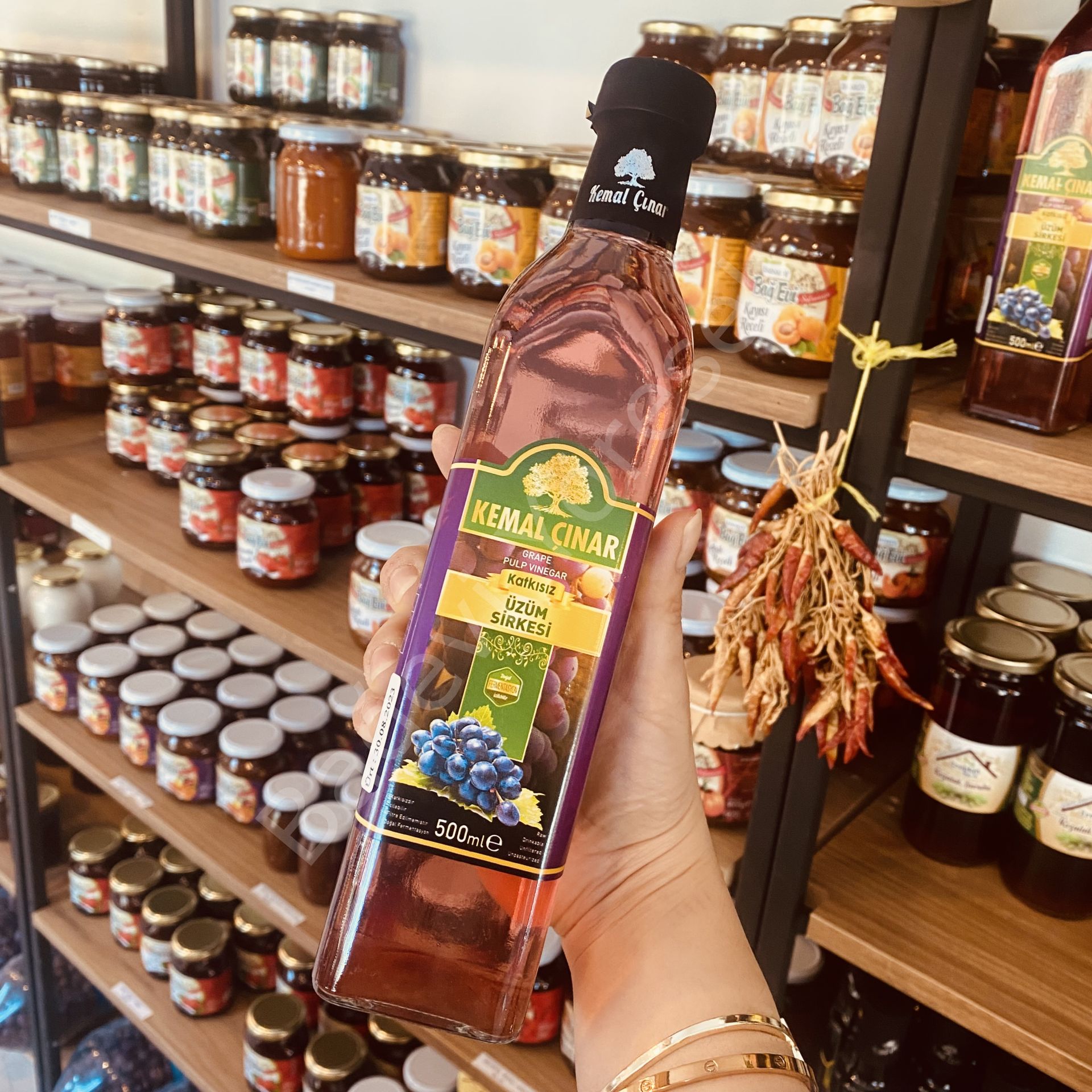 Ev Yapımı Üzüm Sirkesi 500 ML