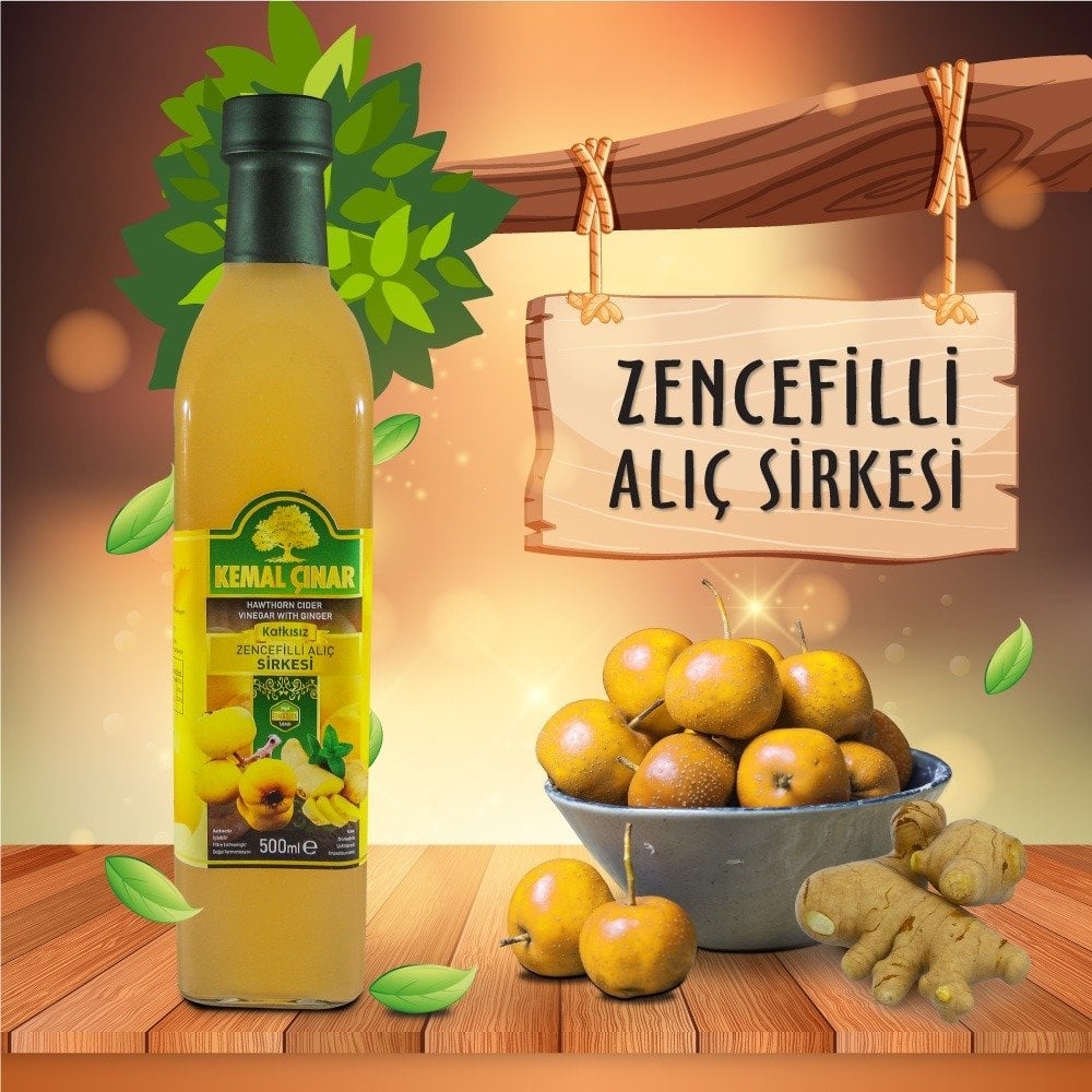 Zencefilli Alıç Sirkesi