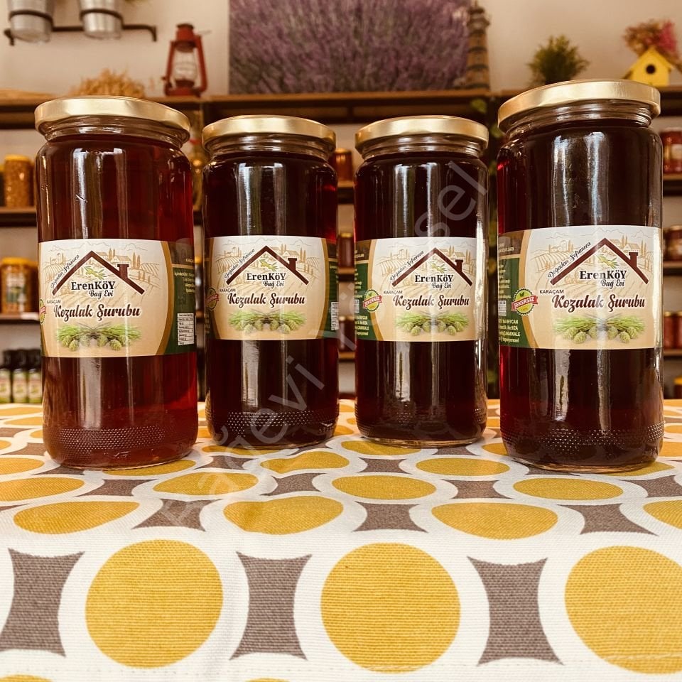 4LÜ PAKET Kozalak Şurubu 450 gr (ŞEKERSİZ)