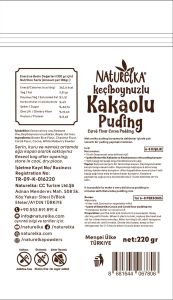 Keçiboynuzlu Kakaolu Puding (glutensiz) 220Gr