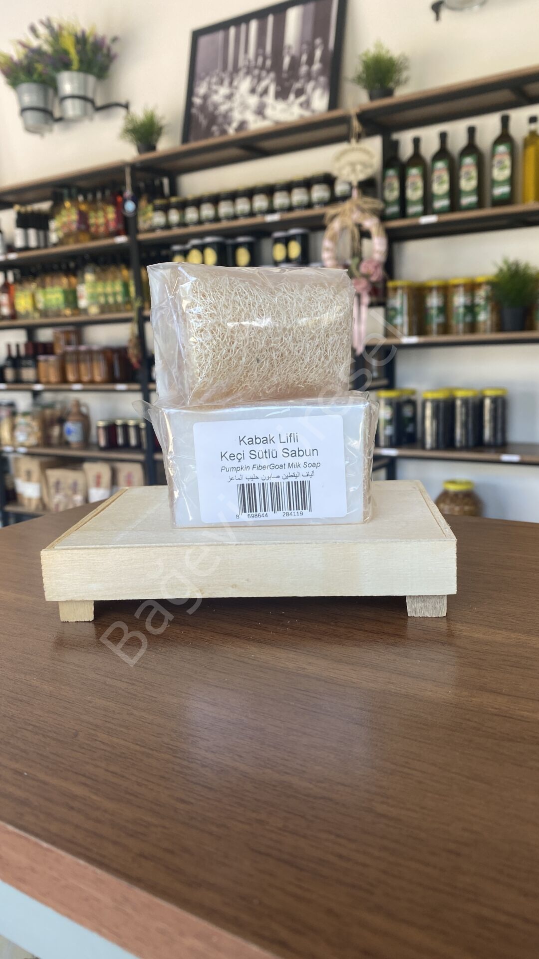 Kabak Lifli Keçi Sütlü Sabun