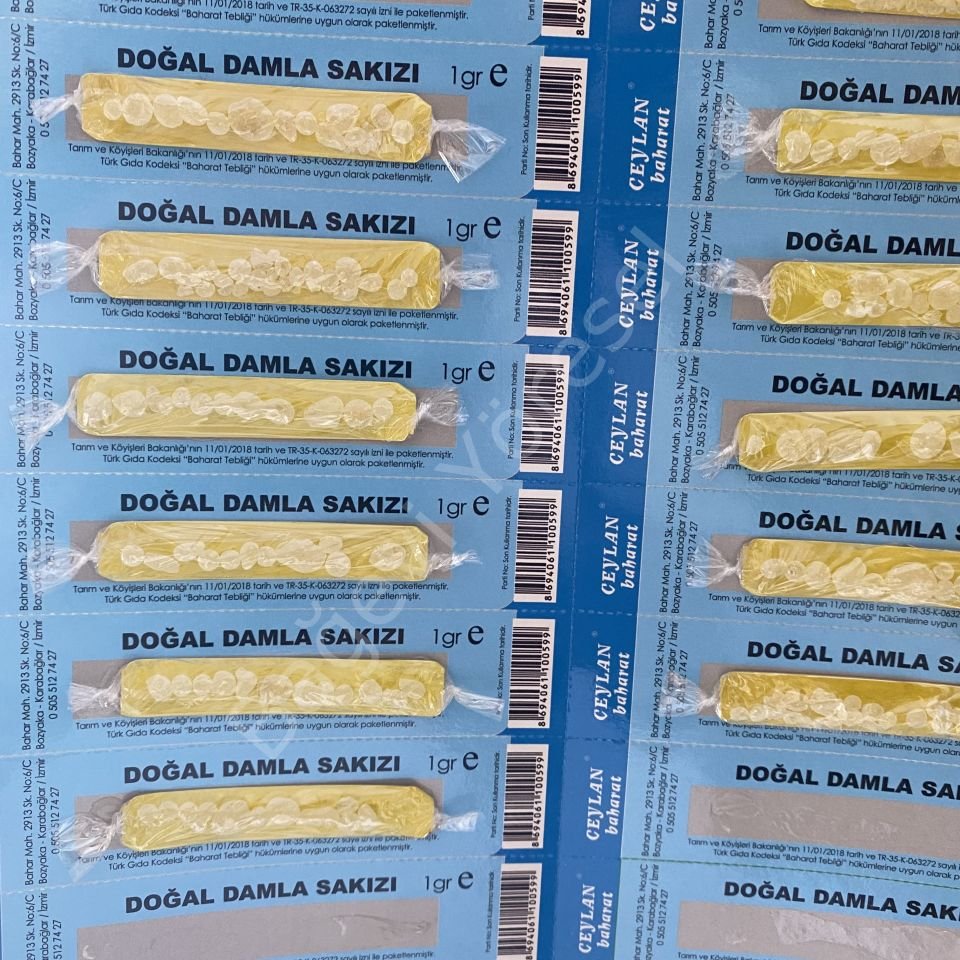 Damla Sakızı (taneli) 1 gr Paket