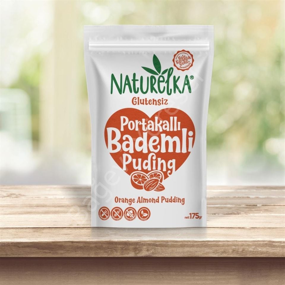 Portakallı Bademli Puding 175gr- glutensiz