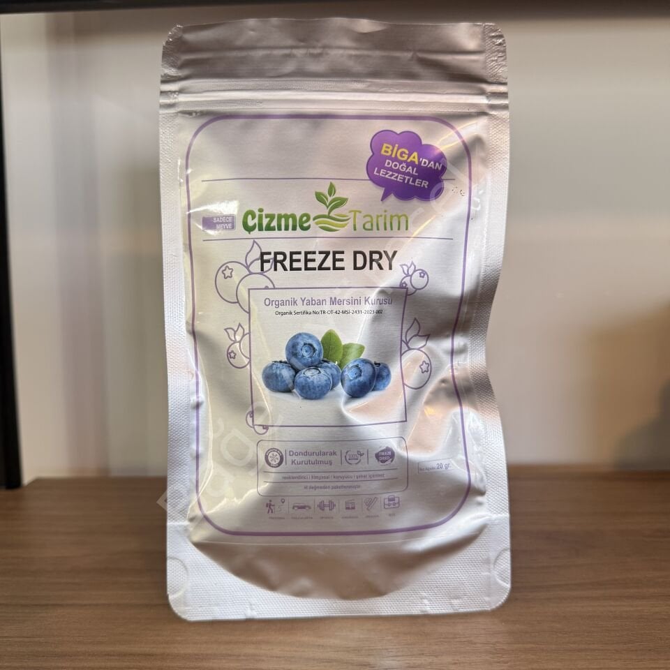 Kurutulmuş Yaban Mersini 20gr (freeze dried)