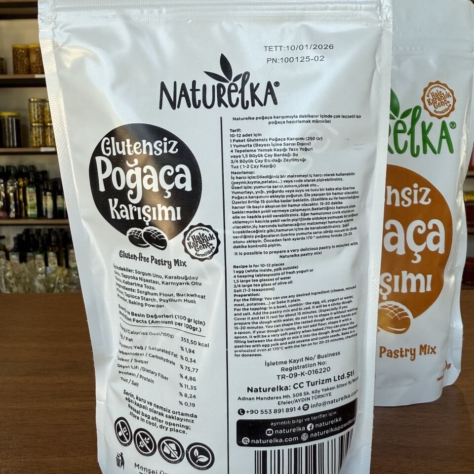Glutensiz* Poğaça karışımı