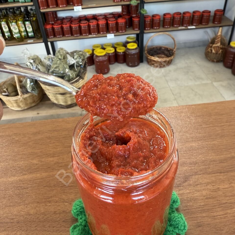 Az Tuzlu  Kahvaltılık Biber Salçası 600gr