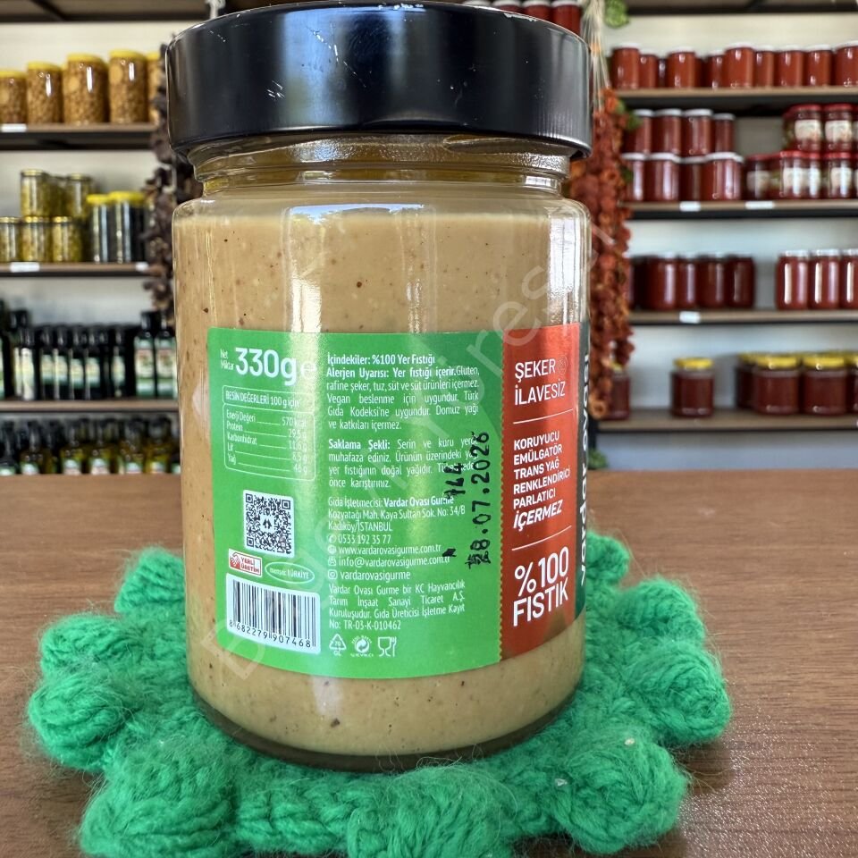 %100 Fıstık Ezmesi