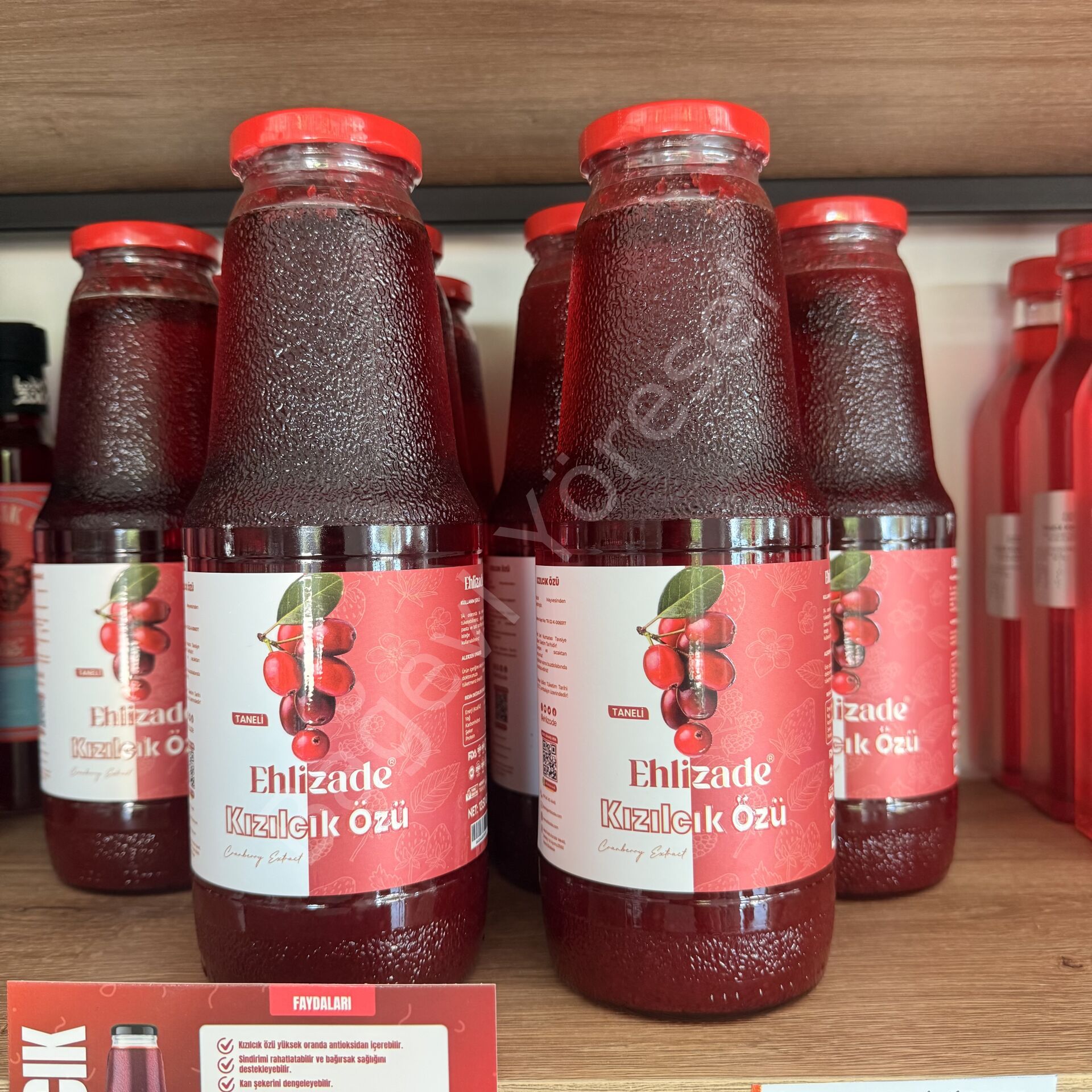 Taneli Kızılcık Özü 1350gr